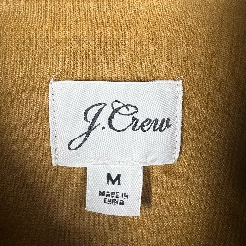 J.CREW Mustard Tan Corduroy Trucker Style Jacket Women's Medium - Picture 4 of 11